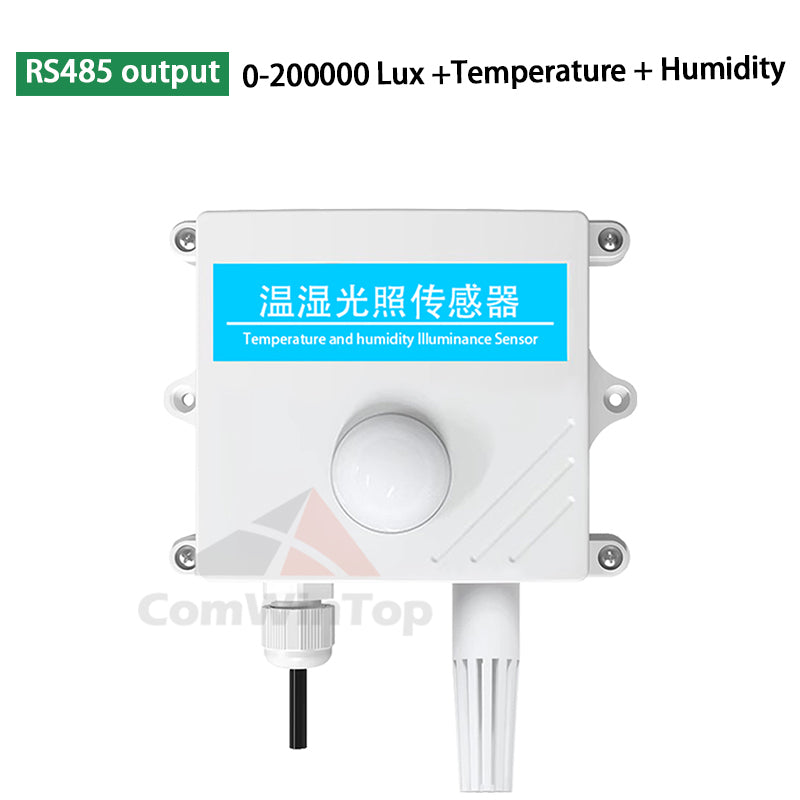Light sensor 0-10V 0-5V 4-20mA RS485 200000Lux 65535Lux industrial intensity illumination acquisition transmitter