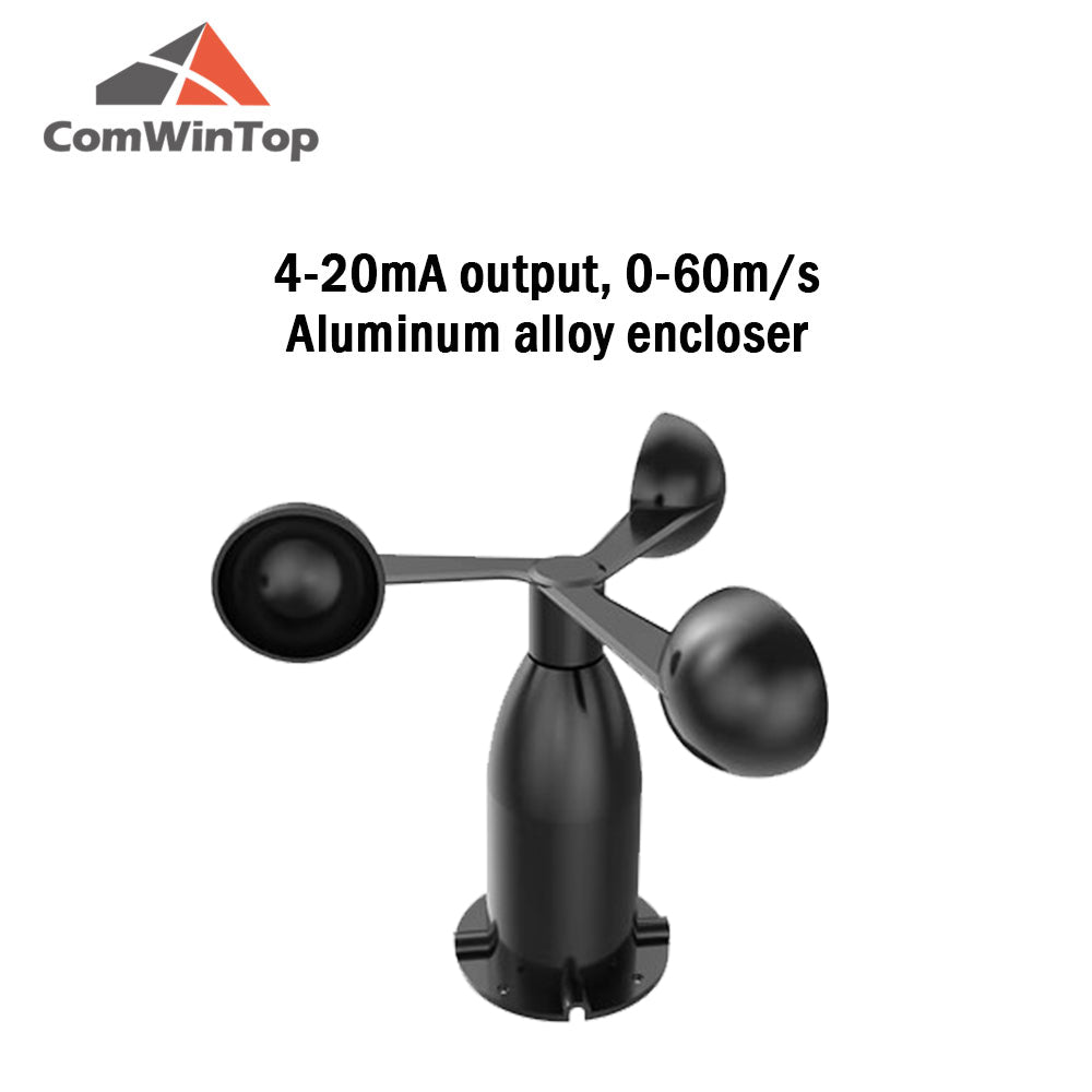 0-60m/s Aluminum alloy Wind Speed Sensor 4-20MA 0-5V 0-10V RS485 Pulse Output Wind Speed Transmitter Anemometer