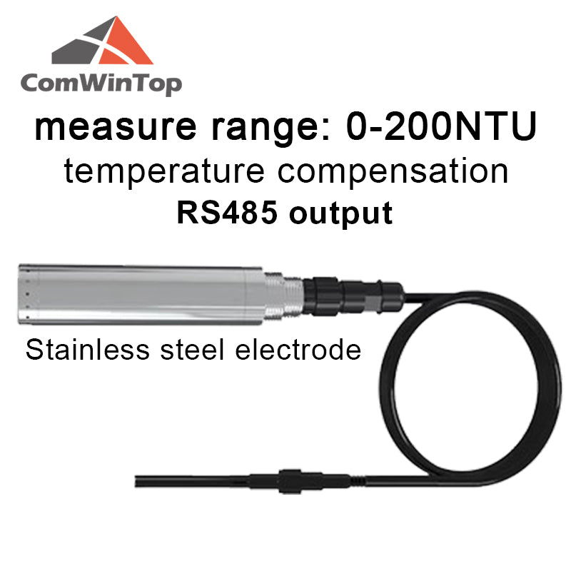 RS485 Turbidity Sensor Detector Turbidity Sludge Concentration Meter MLSS Turbiditys Suspension Water Quality Transmitters