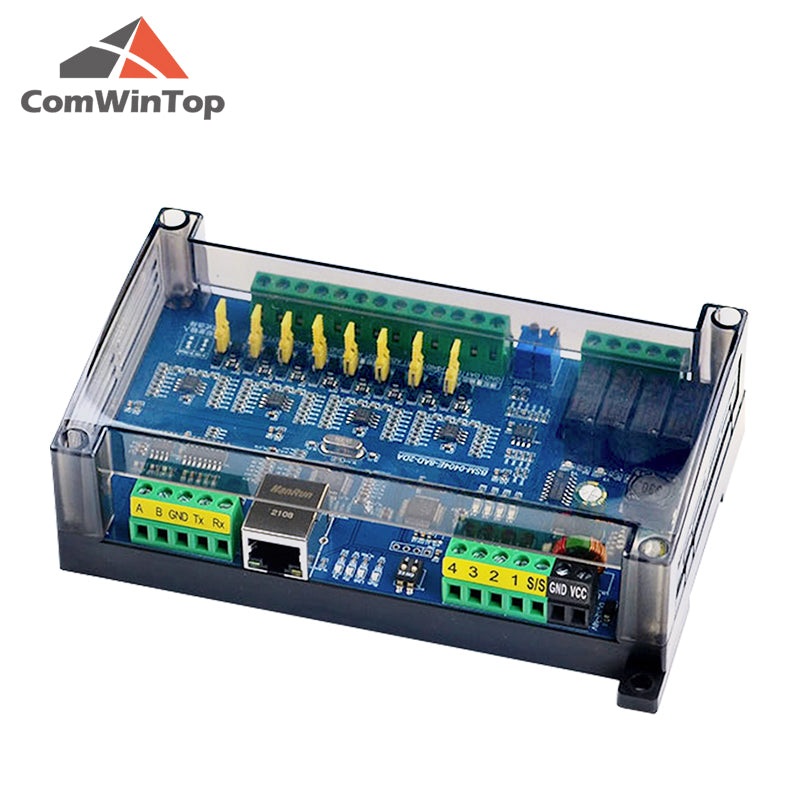 CWT-BK-04040802 4Di 4Do 8Ai 2Ao Digital input and output Analog Input and Output RS485 RS232 Ethernet Modbus Rtu Io Module