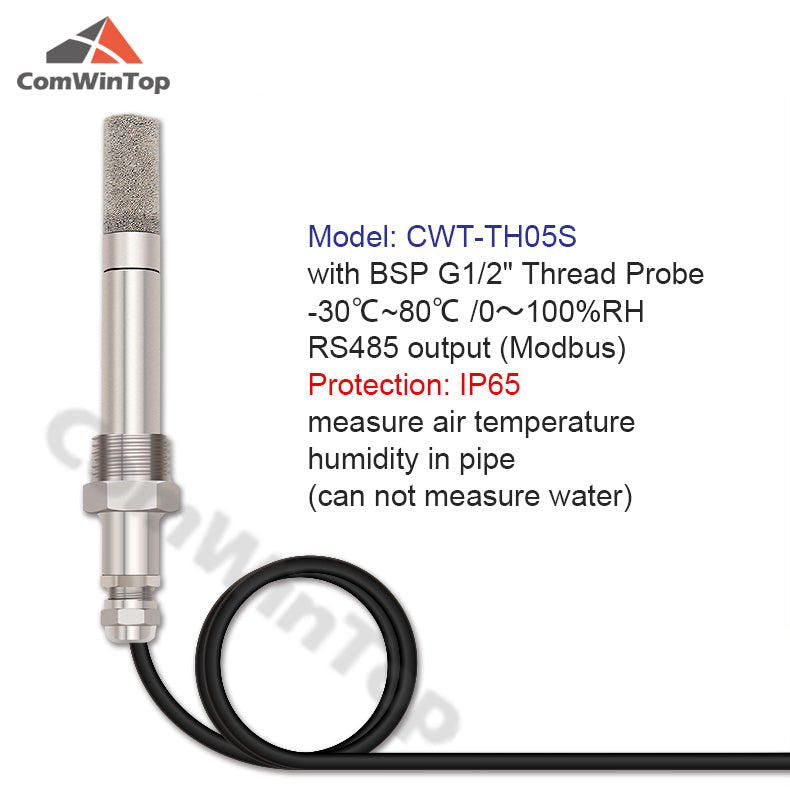 RS485 Modbus Water Proof Temperature Humidity Sensor Probe