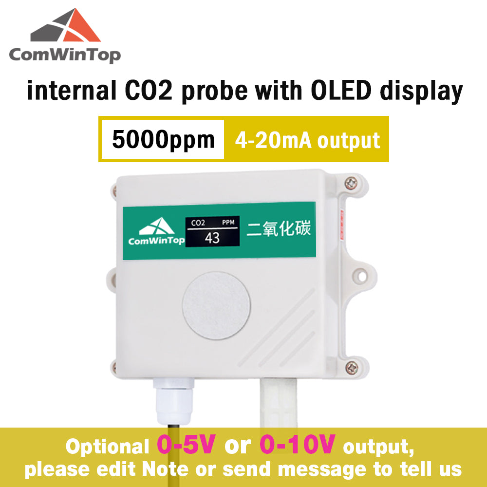 Carbon Dioxide Sensor Agricultural Greenhouse High-Precision Industrial RS485 CO2 Transmitter
