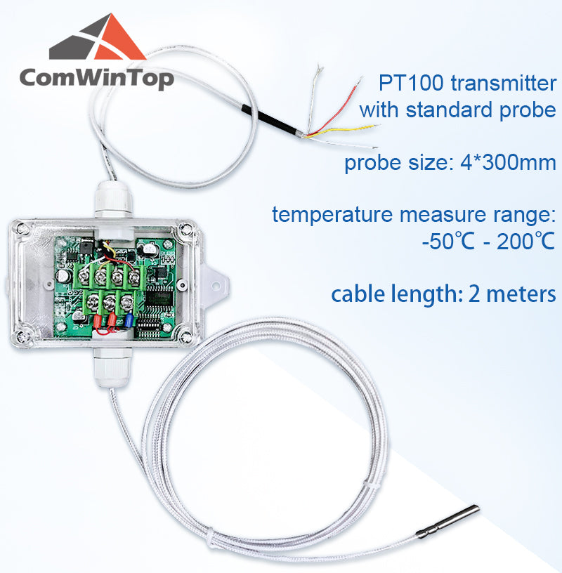 RS485 PT100 temperature sensor