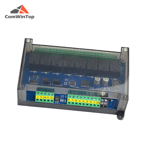 CWT-BK-0808R-S 8Di / 8Do Digital input and output Rs485 Modbus Io Module / Modbus rtu