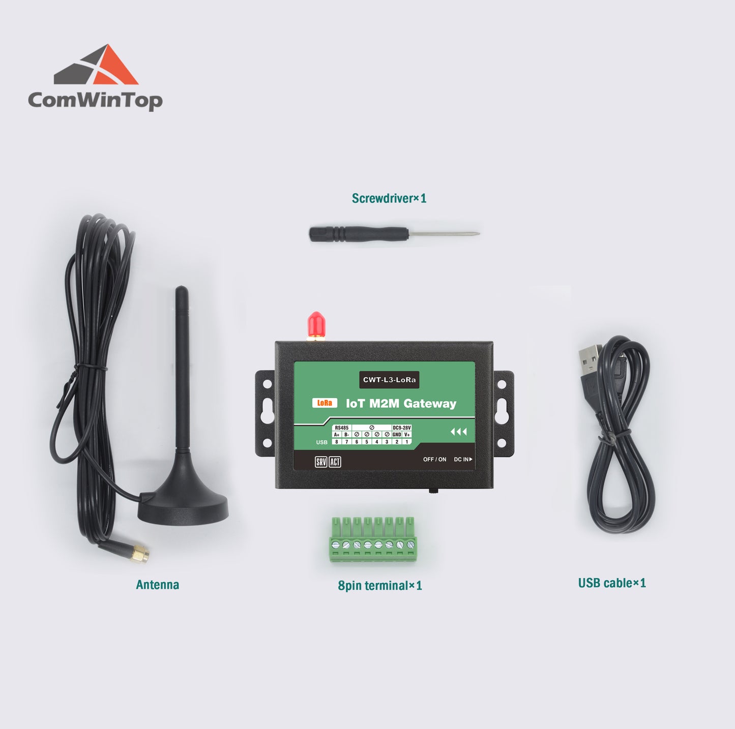 CWT-L3-LoRa 2Di+2Ai Wireless 433M LoRa Modbus IO Module Modbus RTU