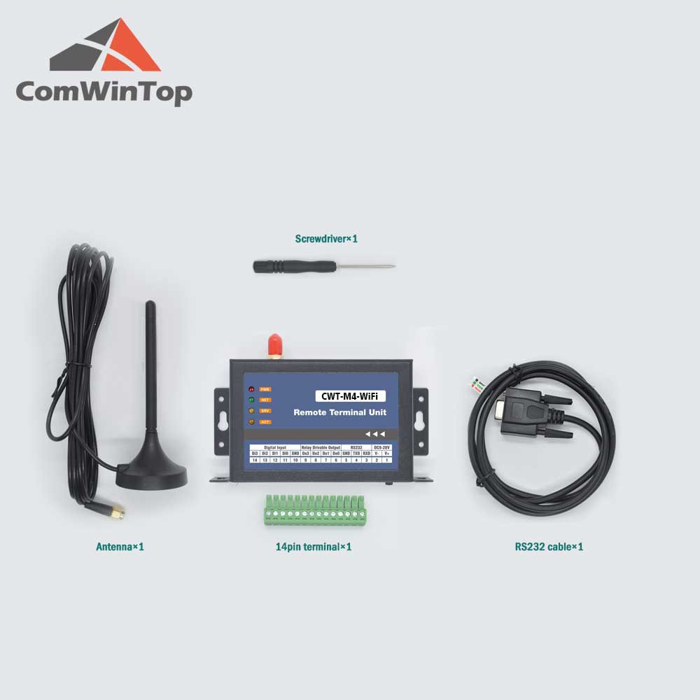 CWT-M4-wifi 4Di+4Do Wifi Modbus Tcp IO Module, Wifi Modbus Controller