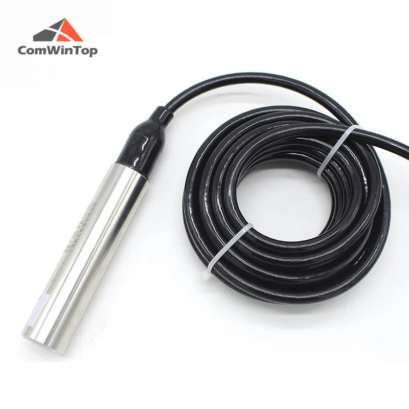 12-24VDC H2O Liquid level sensor integrate level transmitter input type water level sensor 4-20ma RS485 output
