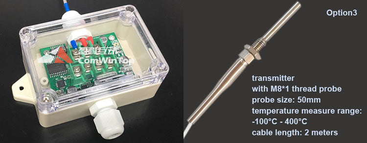 RS485 PT100 temperature sensor