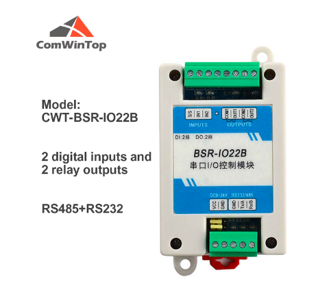 CWT-BSR Series Di / Do / 0-20mA / 0-10V / Pt100 / termocouple to RS485 Modbus Rtu IO Module