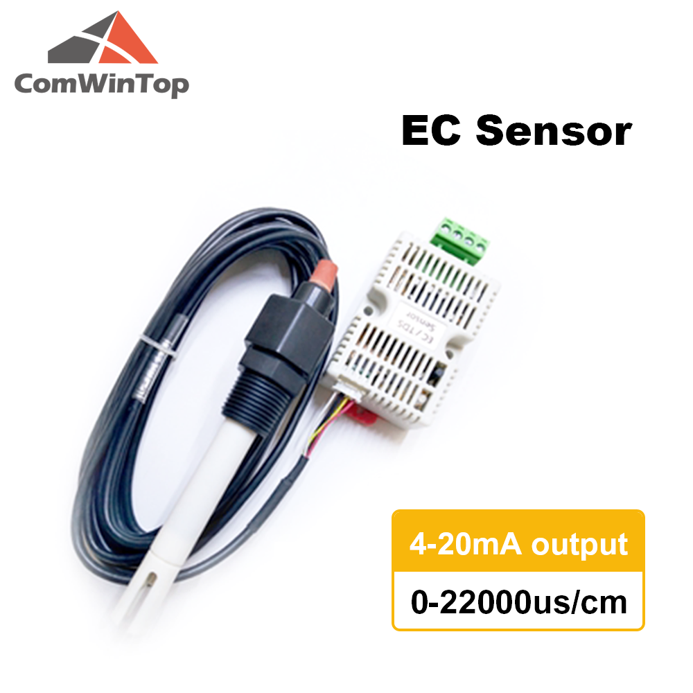 Water EC transmitter EC sensor TDS conductivity sensor module 4-20ma 0-5V 0-10V RS485 output analog output voltage