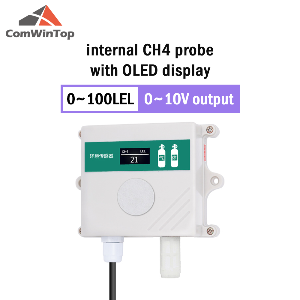 CH4 sensor CH4 transmitter methane transmitter in greenhouse agriculture farm methane detector modbus RS485