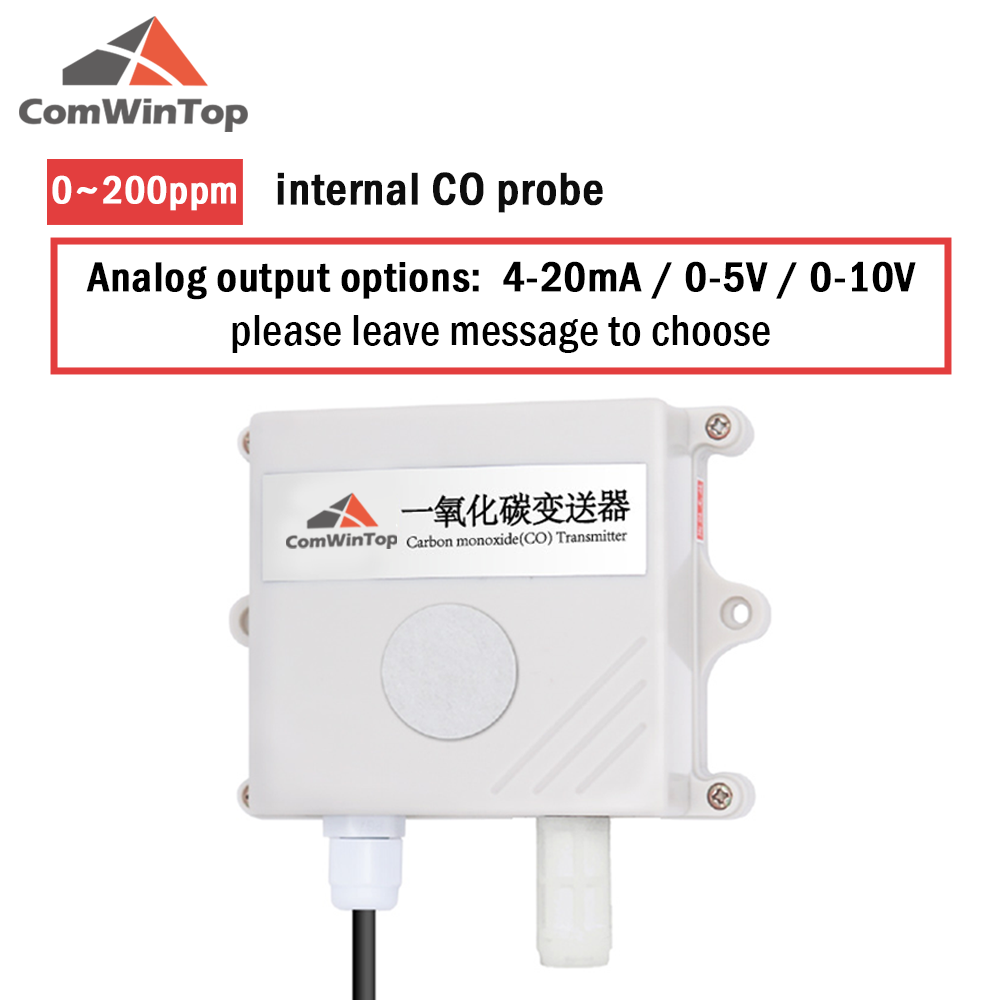 CO sensor CO transmitter carbon monoxide transmitter in greenhouse agriculture farm carbon monoxide detector modbus RS485