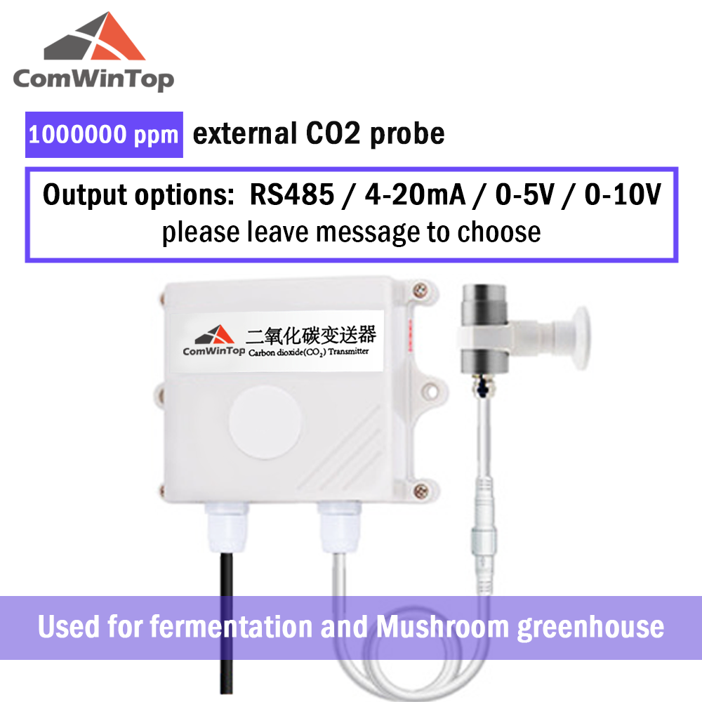 Carbon Dioxide Sensor Agricultural Greenhouse High-Precision Industrial RS485 CO2 Transmitter