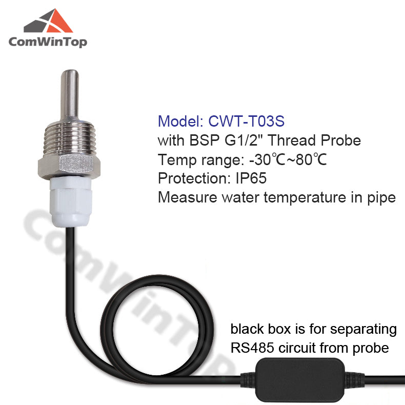 RS485 Modbus Water Proof Temperature Humidity Sensor Probe
