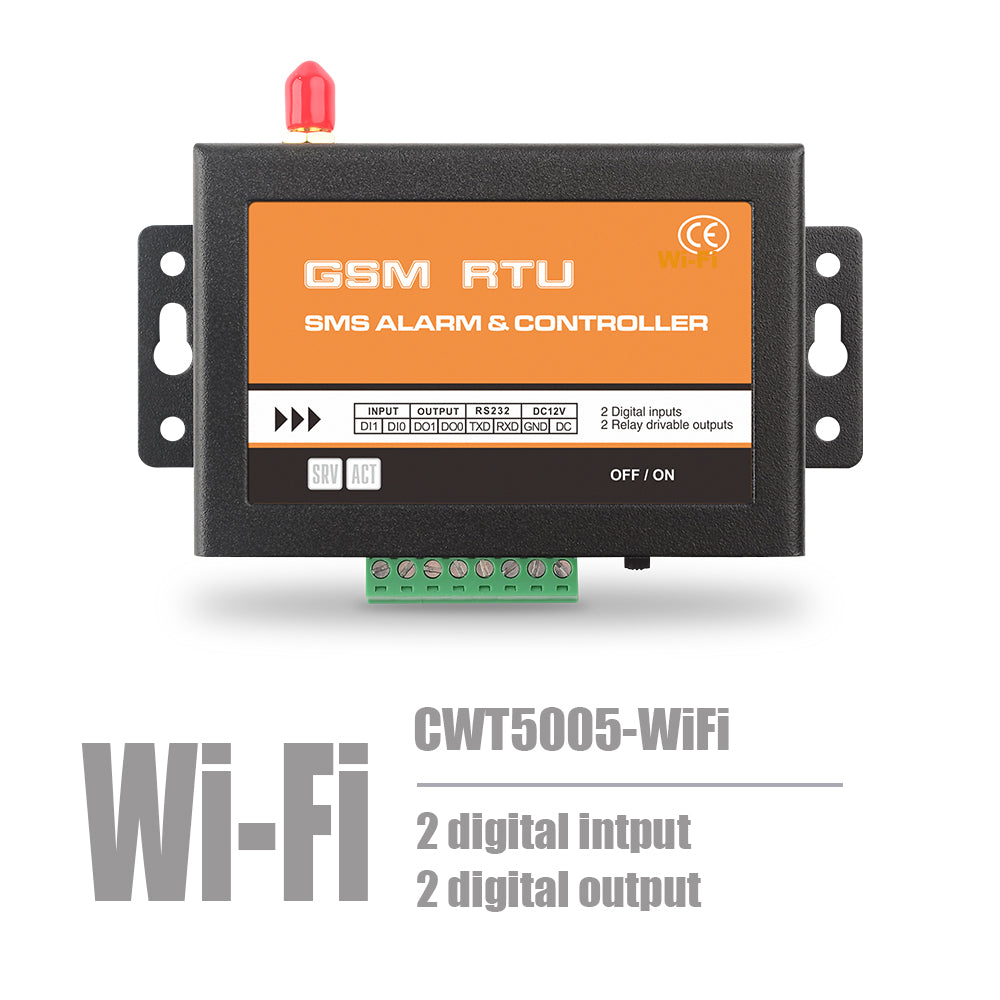 CWT5005 2DI 2DO Sms Gsm Alarm Module, Gsm relay controller, Gsm Relay Switch