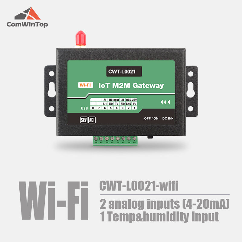 CWT-L0021S 2Ai 1Ti RS485 Modbus Gprs 3G 4G Wifi Rtu Modem Iot Gateway 1 order