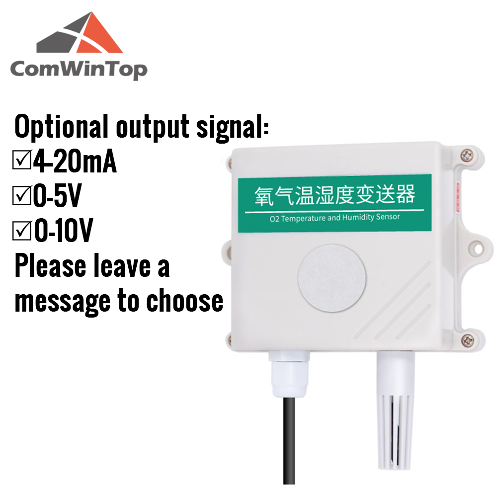 O2 sensor O2 transmitter intelligent oxygen transmitter in greenhouse agriculture farm oxygen detector modbus RS485 4-20MA 0-5V