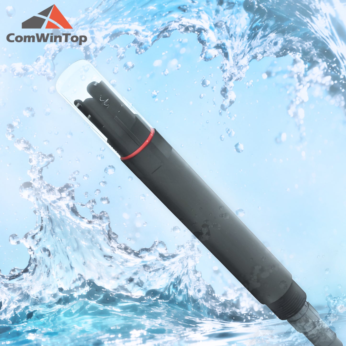 RS485 Output 0-2mg/L 0-8mg/L 0-20mg/L Residual Chlorine Sensor Three-Electrode No Frequent Calib