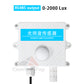 Light sensor 0-10V 0-5V 4-20mA RS485 200000Lux 65535Lux industrial intensity illumination acquisition transmitter