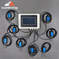 Measure Soil Temperature Moisture EC PH NPK 8-Node Soil Parameter Acquisition System with 7" LCD Touchscreen