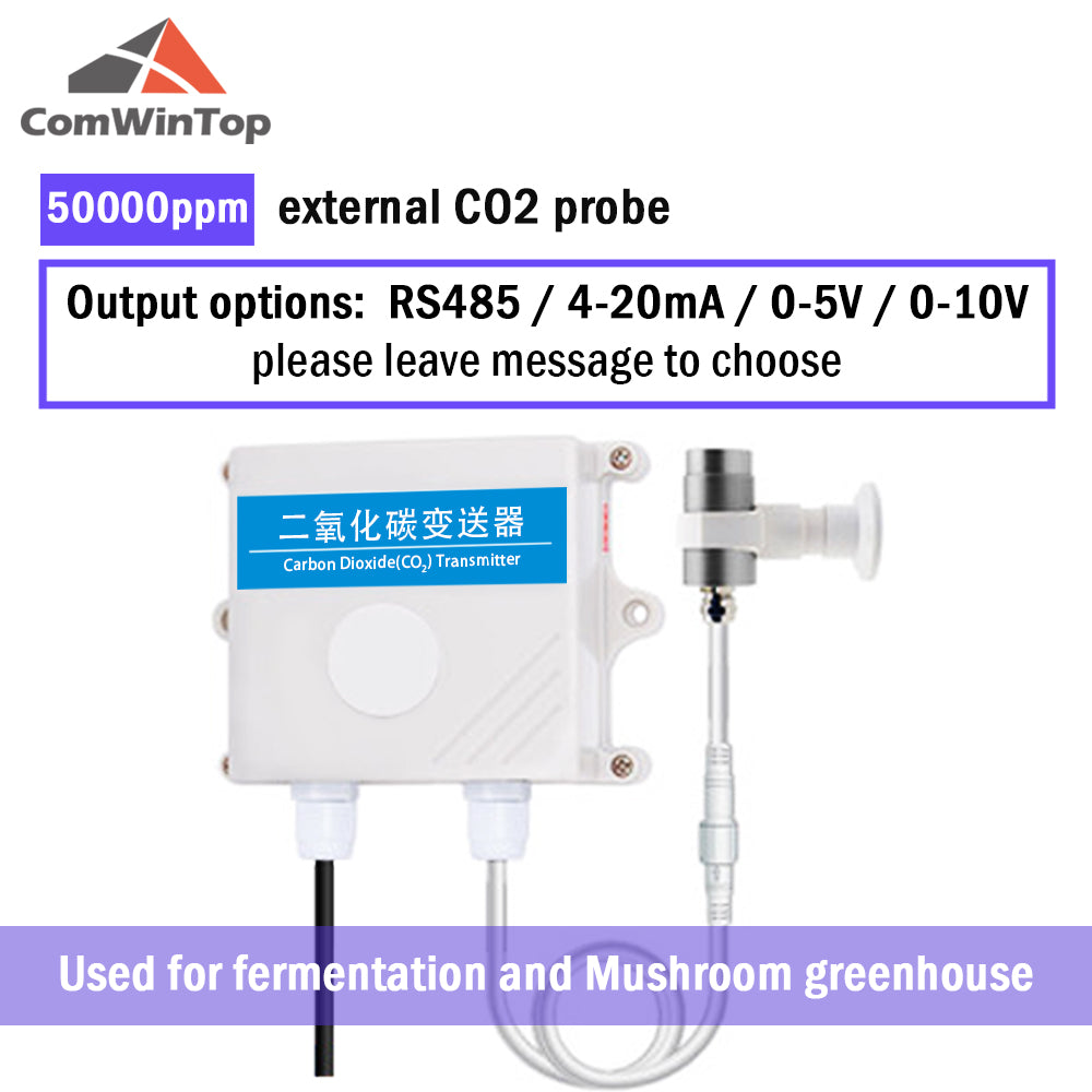 Carbon Dioxide Sensor Agricultural Greenhouse High-Precision Industrial RS485 CO2 Transmitter