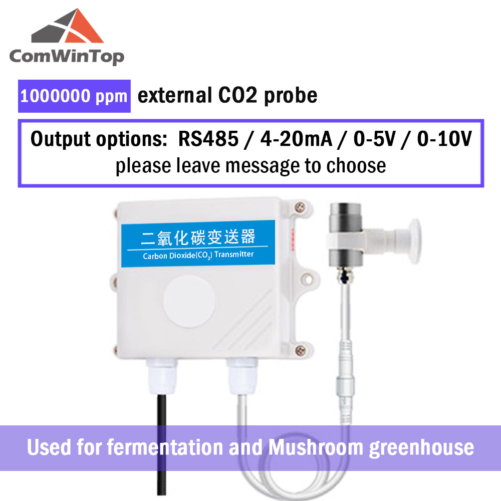 Carbon Dioxide Sensor Agricultural Greenhouse High-Precision Industrial RS485 CO2 Transmitter