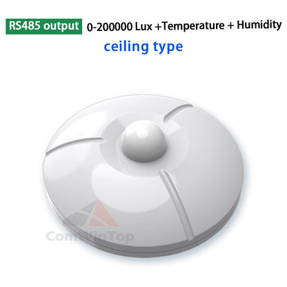 Light sensor 0-10V 0-5V 4-20mA RS485 200000Lux 65535Lux industrial intensity illumination acquisition transmitter