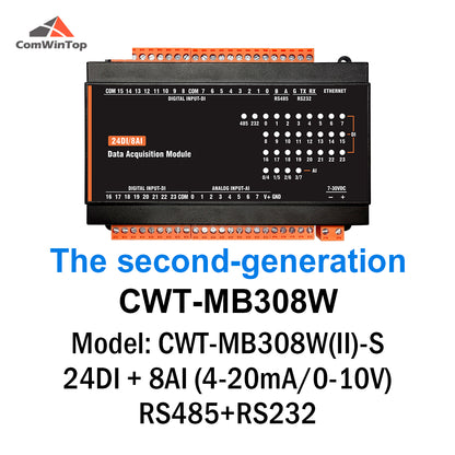 CWT-MB308W 8AI+24DI RS485 RS232 Ethernet Modbus Remote Controller