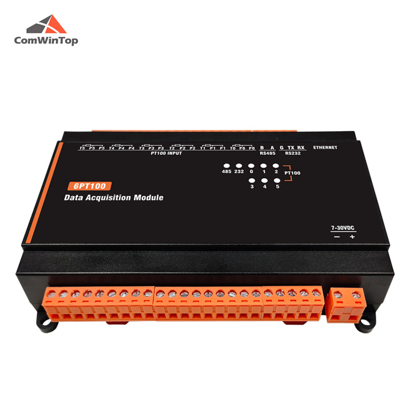 CWT-MB318A 6PT 6-Channel PT100 PT1000 Temperature Modbus Acquisition M ...