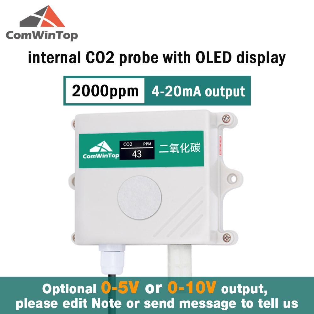 Carbon Dioxide Sensor Agricultural Greenhouse High-Precision Industrial RS485 CO2 Transmitter