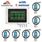 Measure Soil Temperature Moisture EC PH NPK 8-Node Soil Parameter Acquisition System with 7" LCD Touchscreen