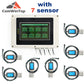 Measure Soil Temperature Moisture EC PH NPK 8-Node Soil Parameter Acquisition System with 7" LCD Touchscreen