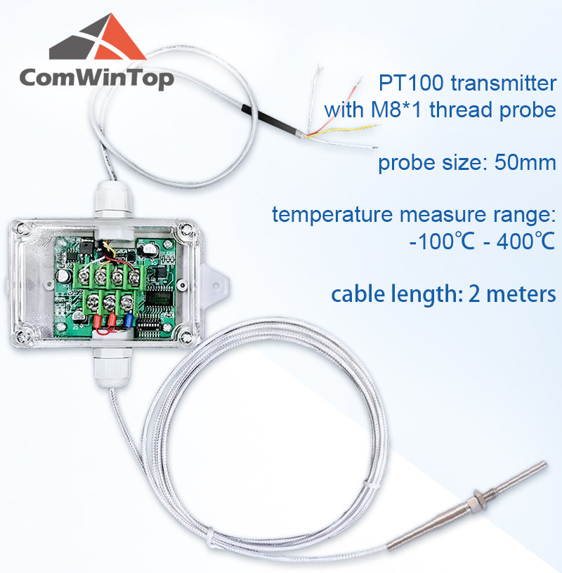RS485 PT100 temperature sensor