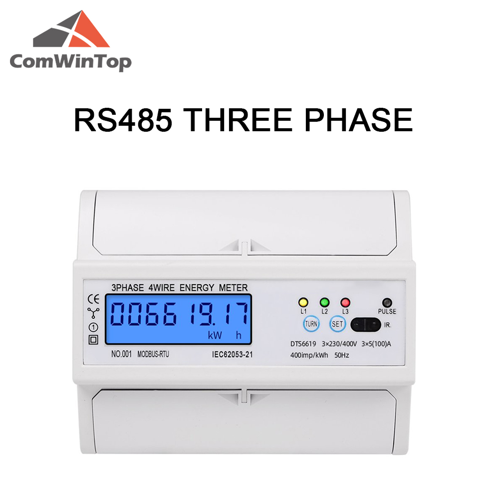 Elektriciteitsmeter 3 Fasen 4 Draad Energiemeter DIN Tussenmeter voor Power Measure Systeem 3X 220V/380V 5 (100A) 3 Fase Elektriciteitsmeter Elektriciteitsmeter 3 Fasen 4 Draad Energiemeter Din 3X Elektriciteitsmeter 3 Fasen 4 Draad Energiemeter DIN Tussenmeter voor Power Measure Systeem 3X 220V/380V 5 (100A) 3 Fase Elektriciteitsmeter Elektriciteitsmeter 3 Fasen 4 Draad Energiemeter Din 3X