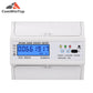 3 Phase 4 Wire RS485 Modbus 380V DIN Rail Energy Meter Digital Backlight Power Factor Monitors With Voltage Current Display