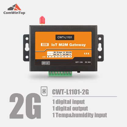 CWT-L1101S 1Di 1Do 1Ti RS485 Modbus Gprs 3G 4G Wifi Rtu Modem Iot Gateway