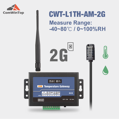 CWT-L1TH-AM Wireless Gsm 3g 4g Wifi Temperature Humidity Sensor Alarm Transmitter