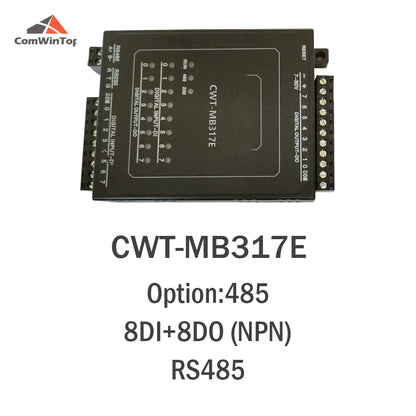 CWT-MB317E 8DI+8DO(NPN) RS485 RS232 Ethernet Modbus Rtu Tcp Io Acquisition Module