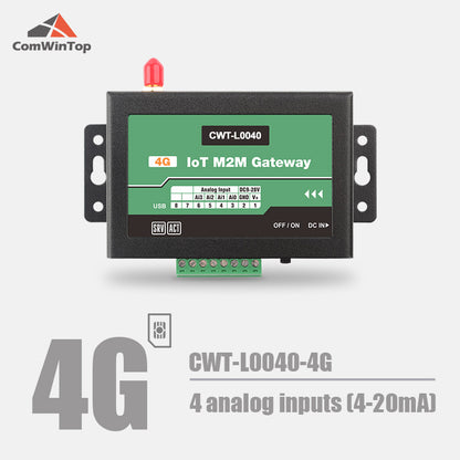 CWT-L0040S 4Ai RS485 Modbus Gprs 3G 4G Wifi Rtu Modem Iot Gateway
