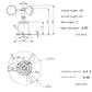 0-70m/s Polycarbonate Body Wind Speed Sensor 4-20MA 0-5V 0-10V RS485 Pulse Output Wind Speed Transmitter Anemometer
