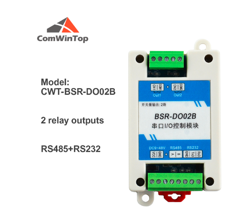CWT-BSR Series Di / Do / 0-20mA / 0-10V / Pt100 / termocouple to RS485 Modbus Rtu IO Module