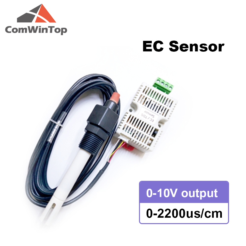 Water EC transmitter EC sensor TDS conductivity sensor module 4-20ma 0-5V 0-10V RS485 output analog output voltage