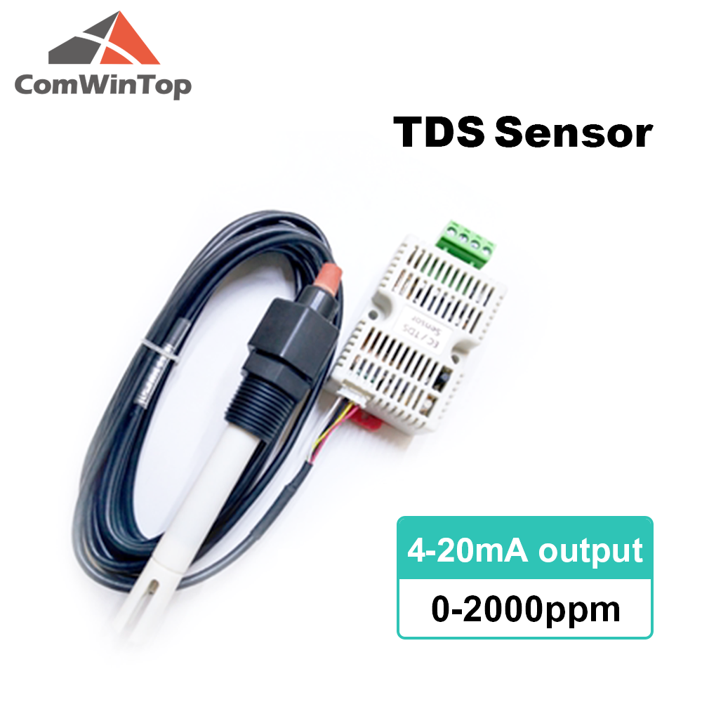 Water EC transmitter EC sensor TDS conductivity sensor module 4-20ma 0-5V 0-10V RS485 output analog output voltage