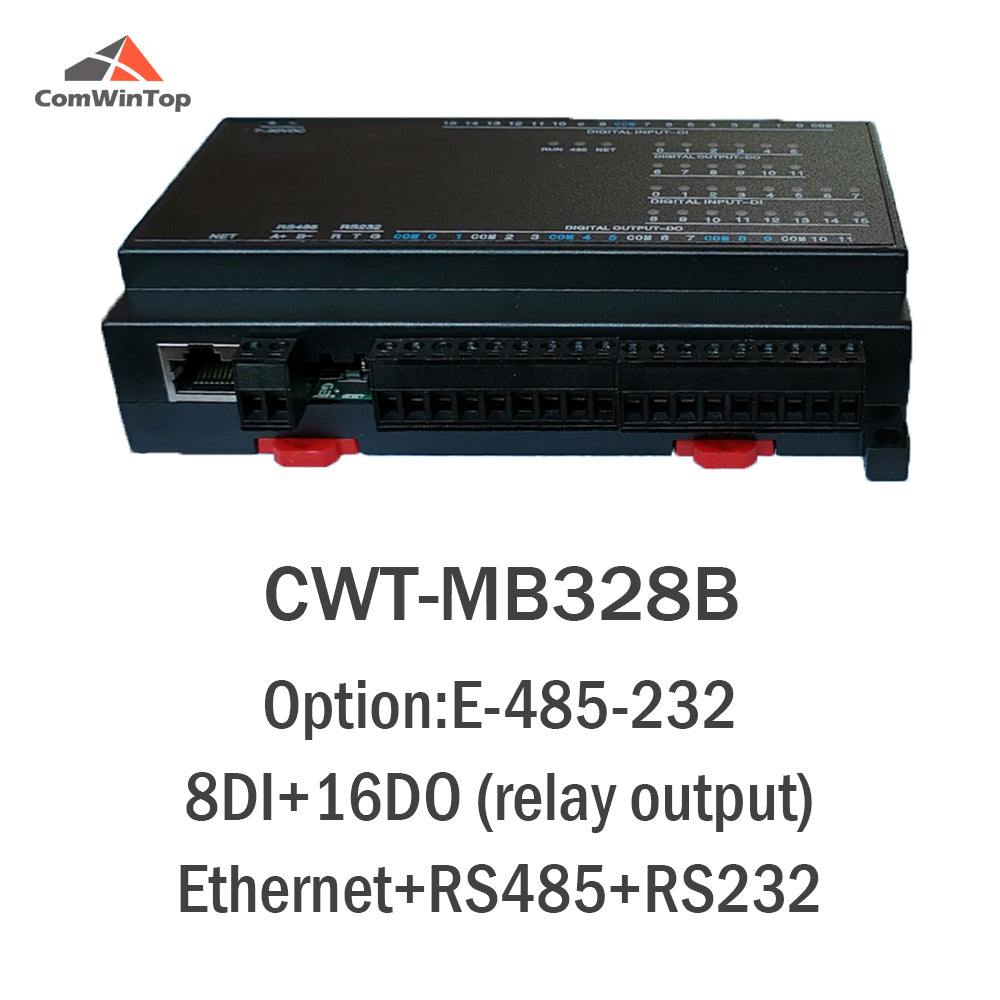 CWT-MB328B 8DI+16DO Ethernet Modbus Tcp Controller with isolation design