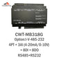 CWT-MB318G 4PT+3AI+8DI+8DO PT100 RS485 RS232 Ethernet Modbus Rtu Tcp Io Acquisition Module