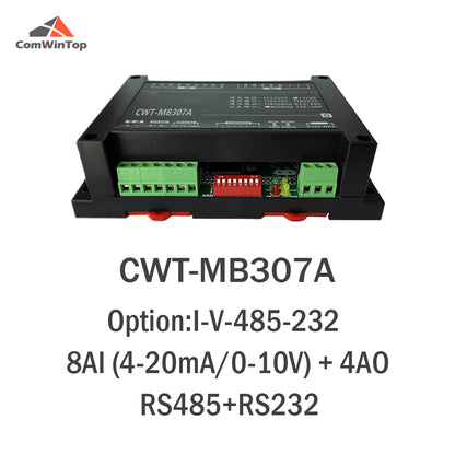 CWT-MB307A 8AI+4Ao RS485 RS232 Ethernet Modbus Tcp Module