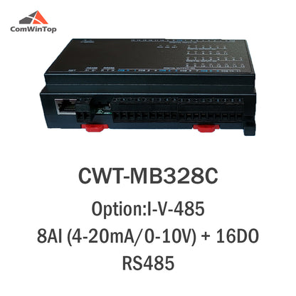 CWT-MB328C 8AI+16DO RS485 RS232 Ethernet Modbus Rtu Tcp Io Acquisition Module