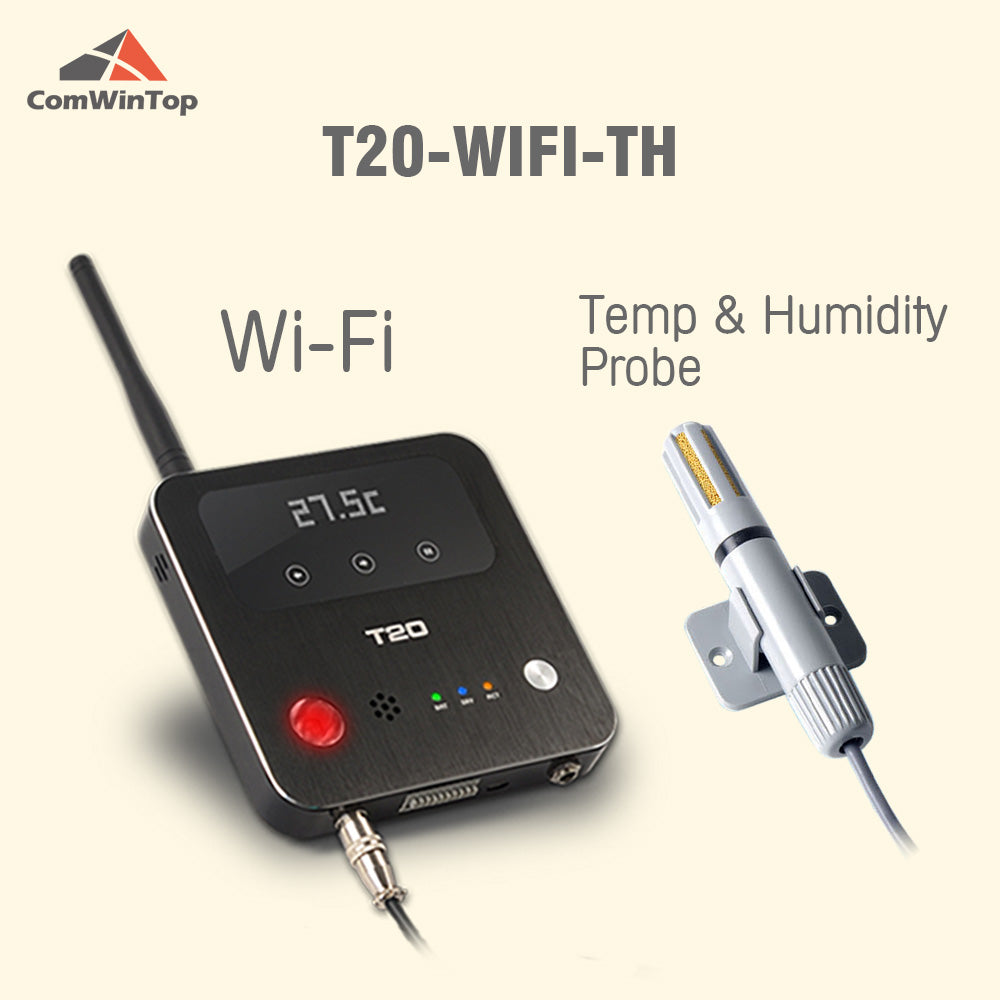 T20 Wireless Gsm 3g 4g Wifi Temperature Humidity Alarm Controller Data Logger